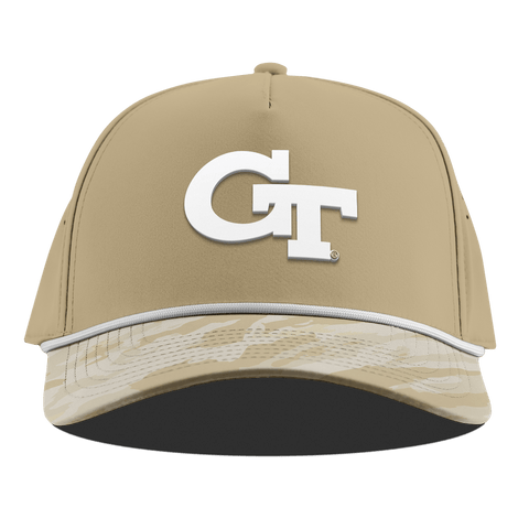 Georgia Tech Desert Camo Series Curved 5 Panel Rope Desert/Desert Camo