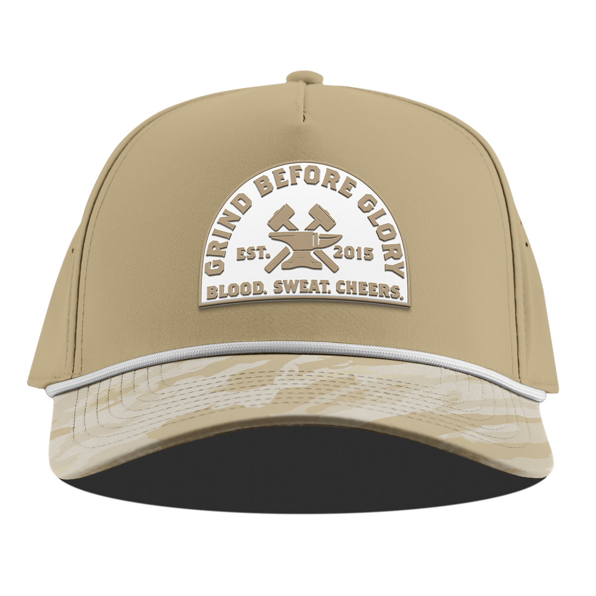 Grind Before Glory Curved 5 Panel Rope Desert/Desert Camo