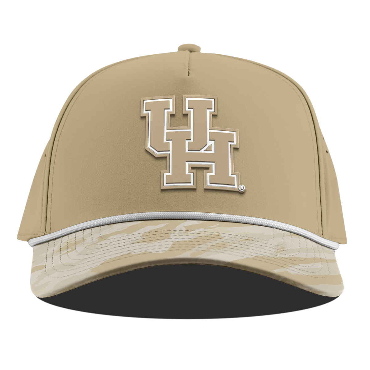 University of Houston "Houston DC Series" Curved 5 Panel Rope Desert/Desert Camo
