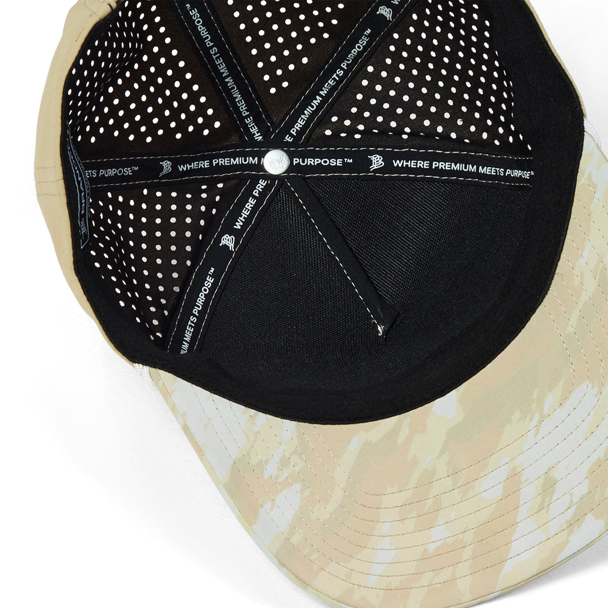 University of Iowa "Iowa Desert Camo Series" Curved 5 Panel Rope Desert/Desert Camo