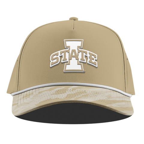 Iowa State University  "Iowa State DC Series" Curved 5 Panel Rope Desert/Desert Camo