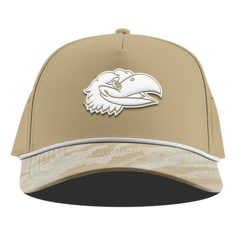 University of Kansas "Kansas DC Series" Curved 5 Panel Rope Desert/Desert Camo