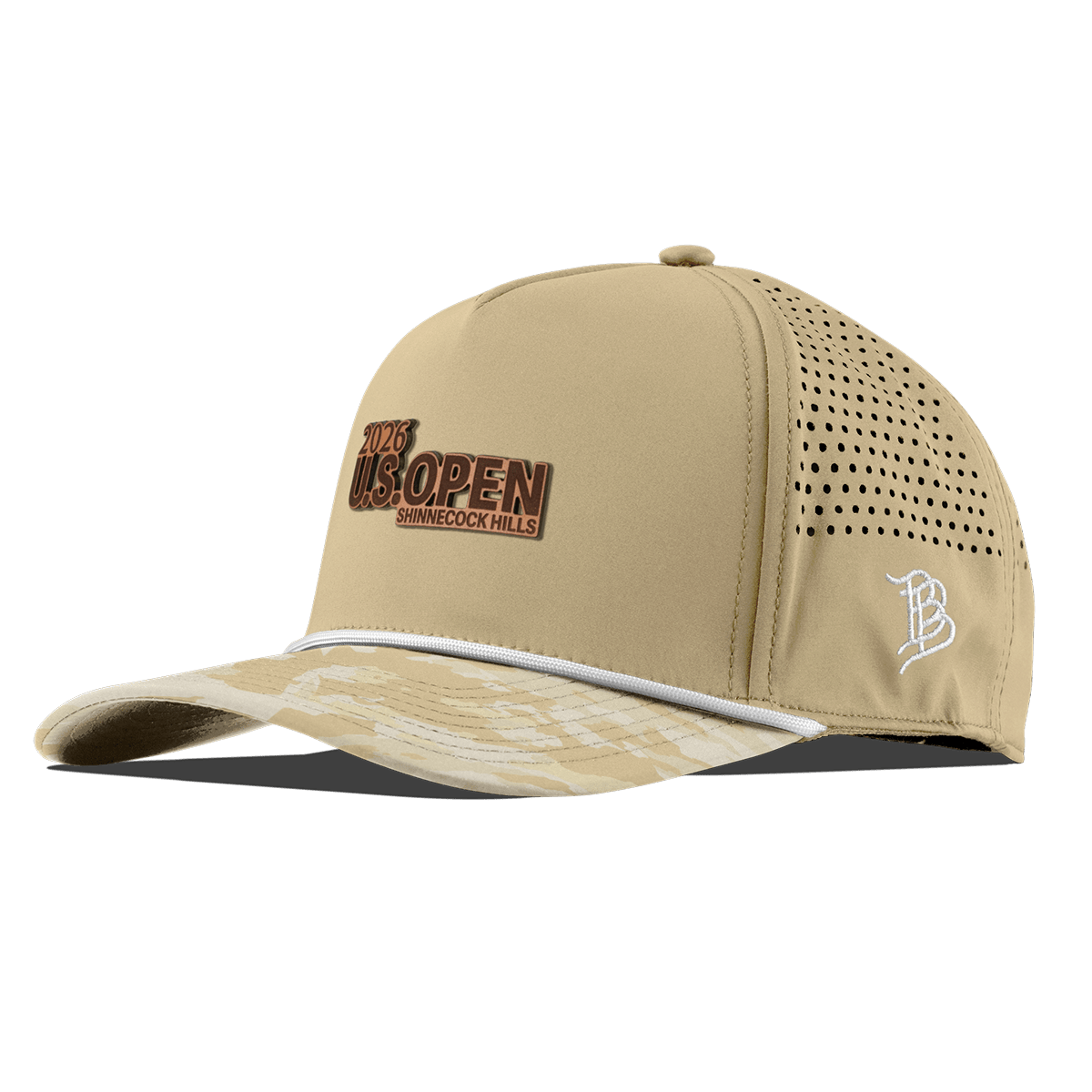 2026 U.S. Open Stacked Curved 5 Panel Rope Desert/Desert Camo
