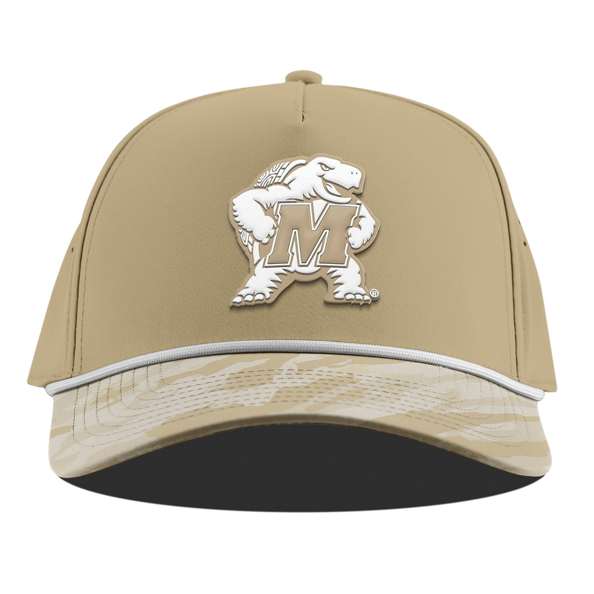 University of Maryland "Maryland DC Series" Curved 5 Panel Rope Desert/Desert Camo