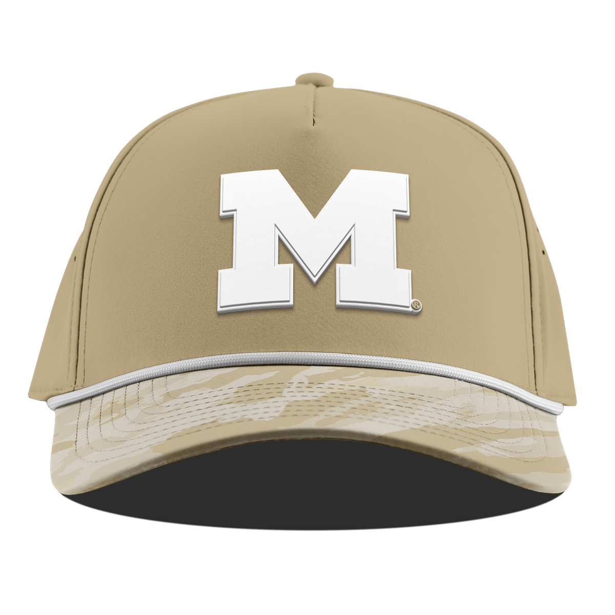 University of Michigan "Michigan DC Series" Curved 5 Panel Rope Desert/Desert Camo