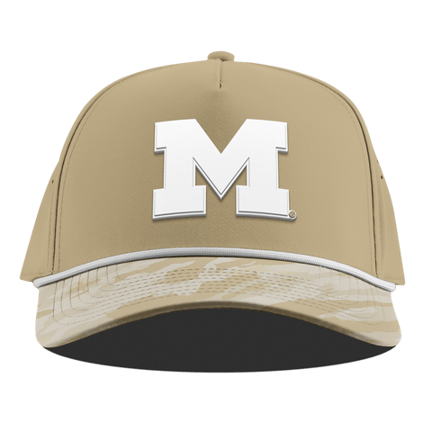 University of Michigan "Michigan DC Series" Curved 5 Panel Rope Desert/Desert Camo