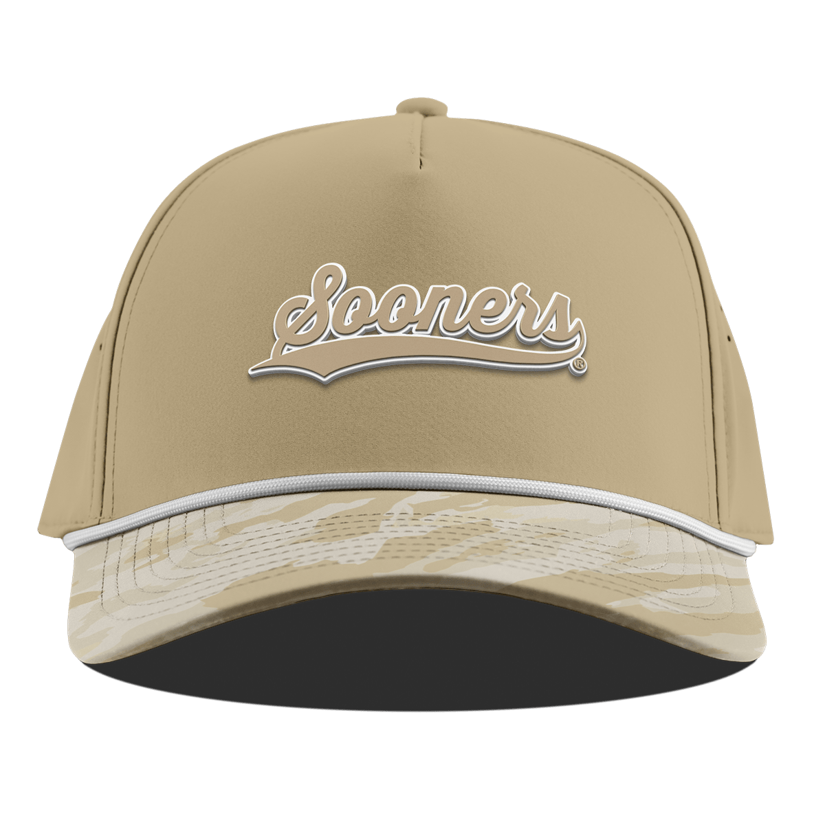 University of Oklahoma "Oklahoma Desert Series" Curved 5 Panel Rope Desert/Desert Camo