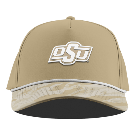 Oklahoma State University "Oklahoma State DC Series" Curved 5 Panel Rope Desert/Desert Camo