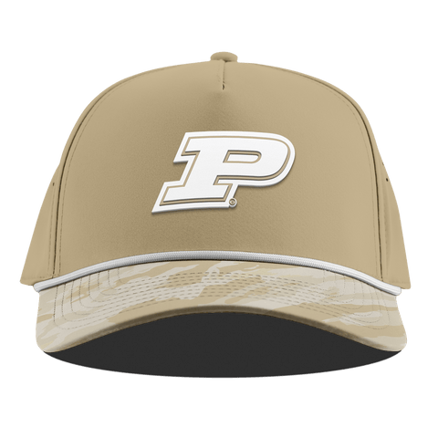 Purdue University "Purdue Desert Camo Series" Curved 5 Panel Rope Desert/Desert Camo