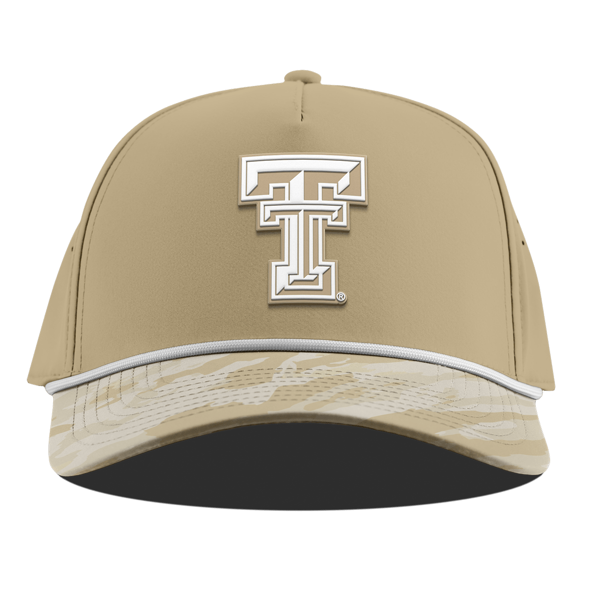 Texas Tech University "Texas Tech DC Series" Curved 5 Panel Rope Desert/Desert Camo