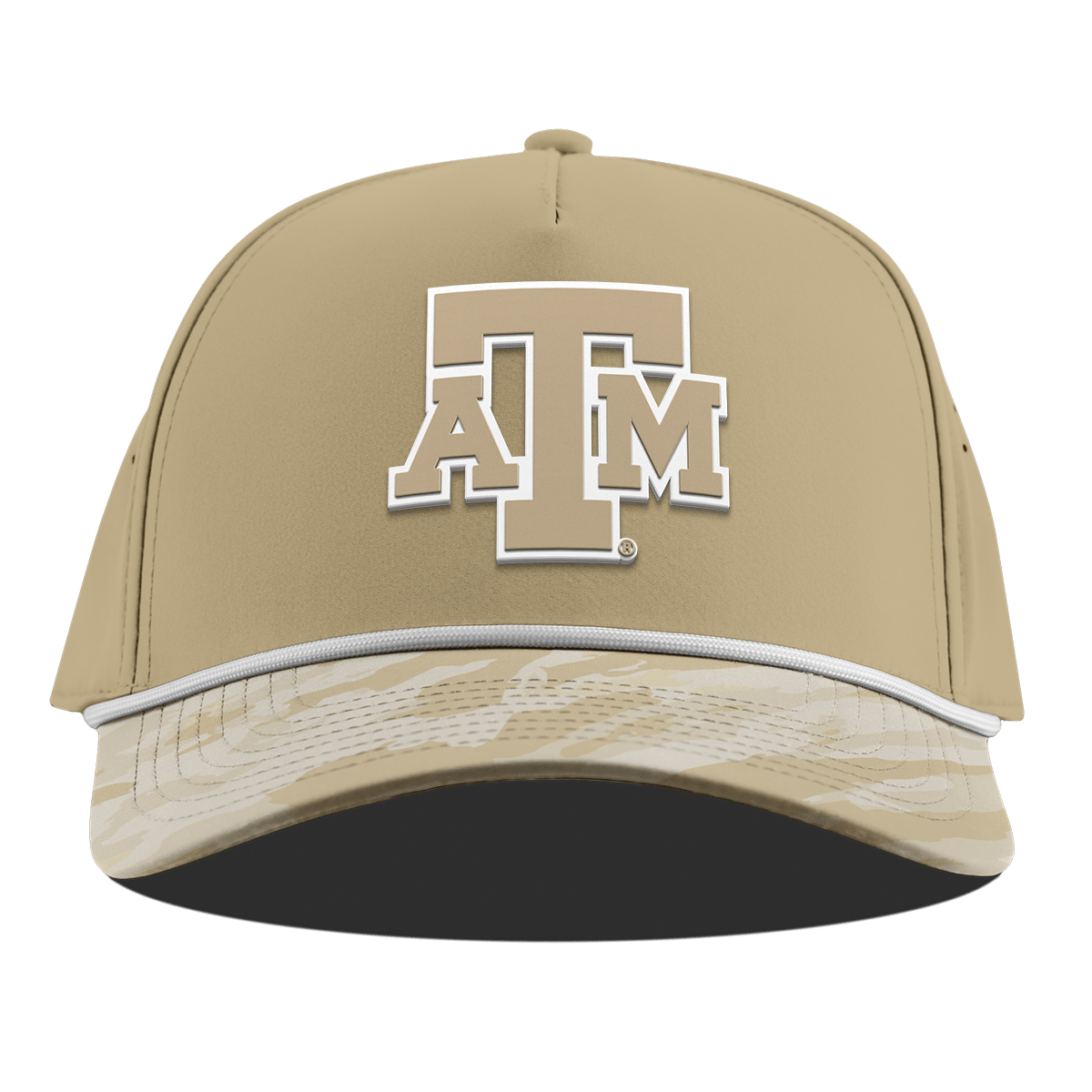 Texas A&M University "Texas Desert Camo Series" Curved 5 Panel Rope Desert/Desert Camo
