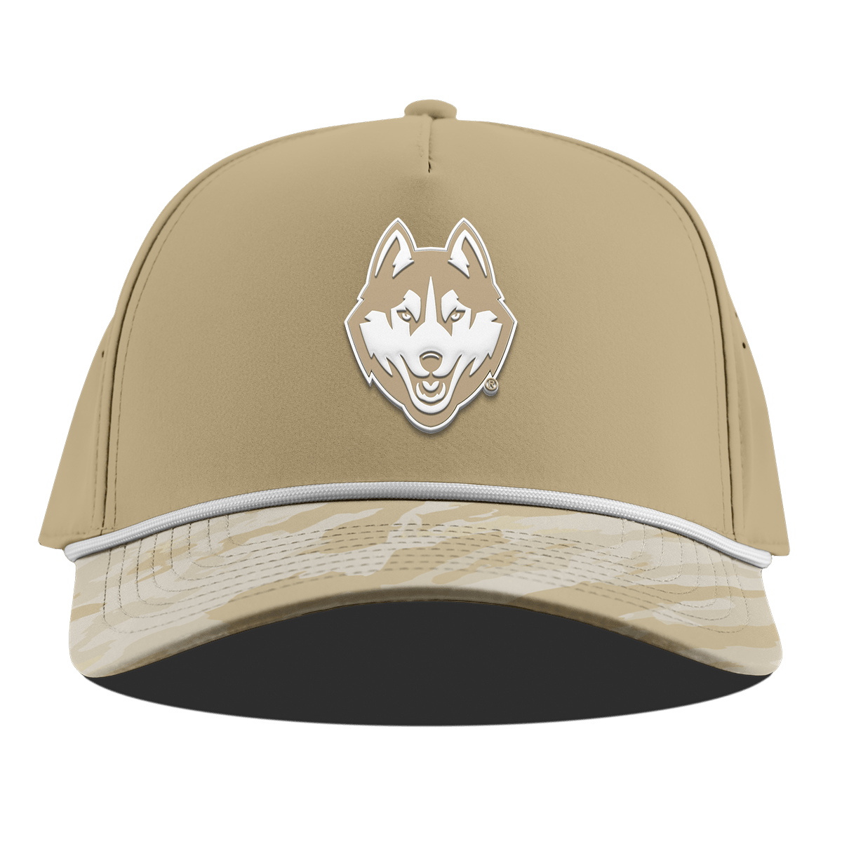 University of Connecticut "UConn Desert Camo Series" Curved 5 Panel Rope Desert/Desert Camo