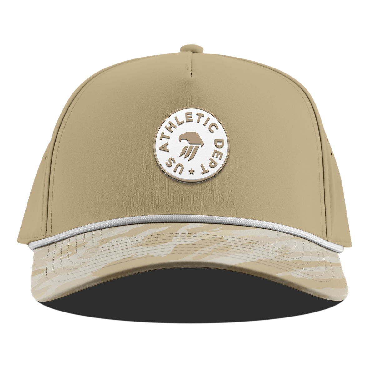 Eagle Athletic Curved 5 Panel Rope Desert/Desert Camo