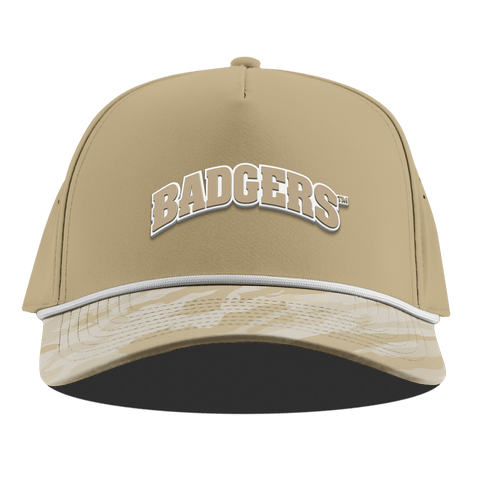University of Wisconsin "Wisconsin DC Series" Curved 5 Panel Rope Desert/Desert Camo