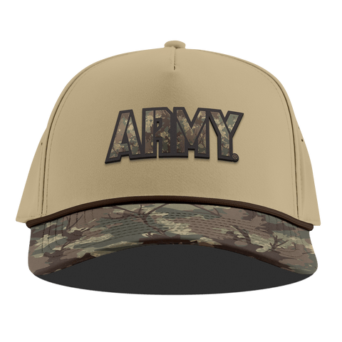 Army "Army Timber Camo Series" Curved 5 Panel Rope Desert/Timber Camo
