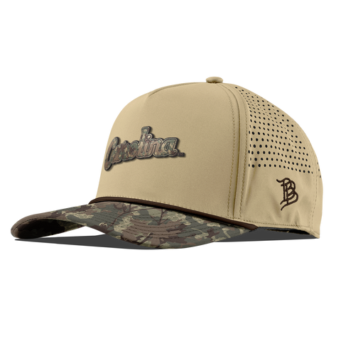 University of North Carolina "Carolina Timber Camo" Curved 5 Panel Rope Desert/Timber Camo