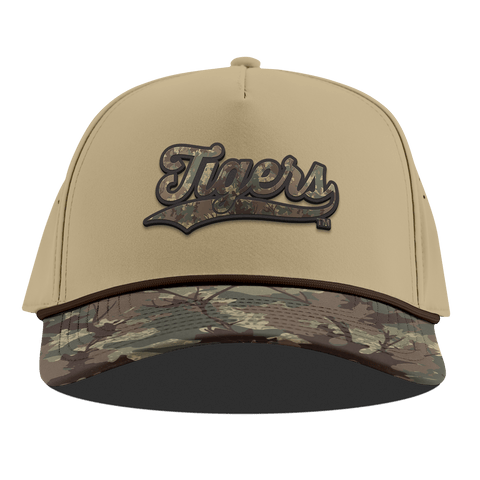 Louisiana State University "LSU Timber Camo Series"  Curved 5 Panel Rope Desert/Timber Camo