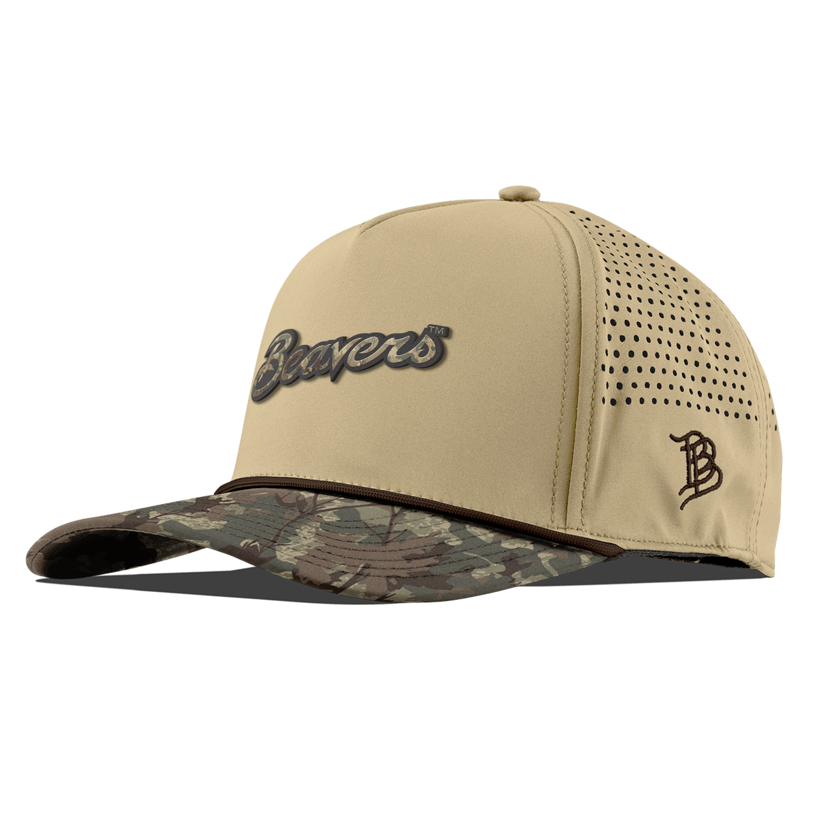 Oregon State University "Oregon State Timber Camo Series" Curved 5 Panel Rope Desert/Timber Camo