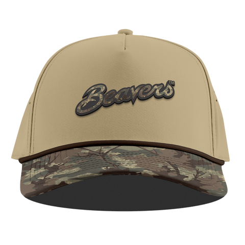 Oregon State University "Oregon State Timber Camo Series" Curved 5 Panel Rope Desert/Timber Camo