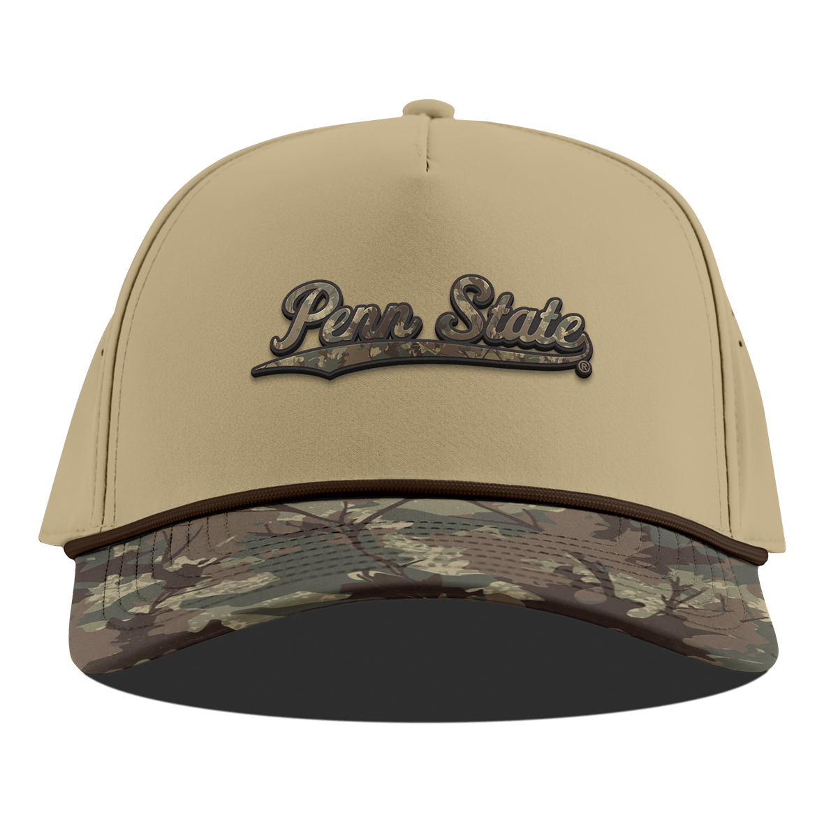 Penn State "Penn State Timber Camo Series" Curved 5 Panel Rope Desert/Timber Camo