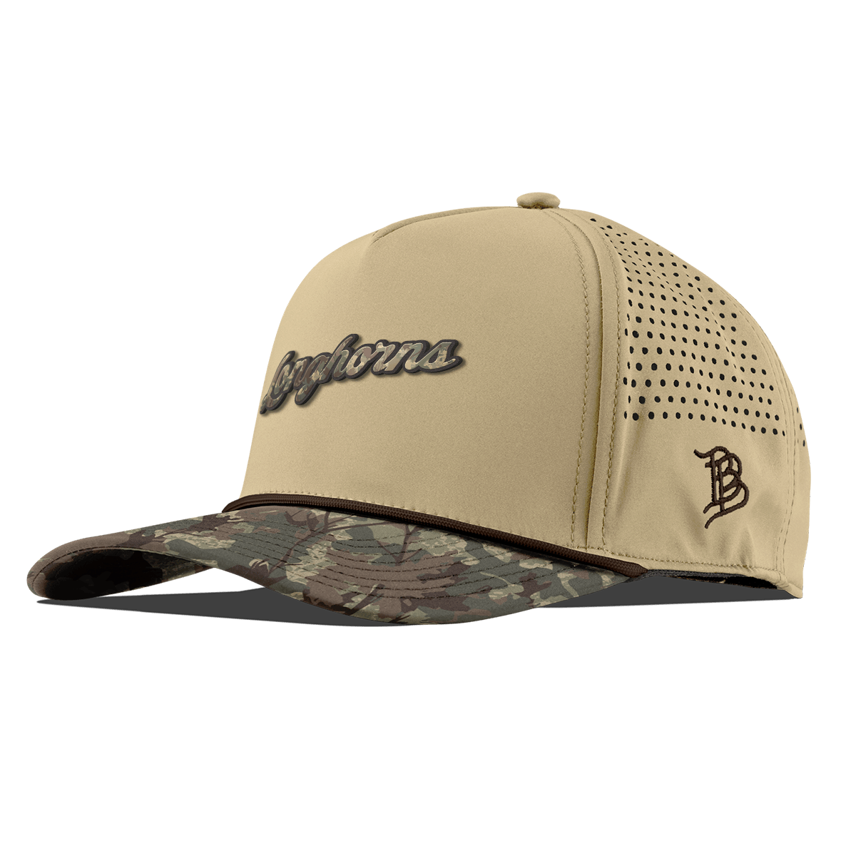 University of Texas "Texas Timber Camo Series" Curved 5 Panel Rope Desert/Timber Camo