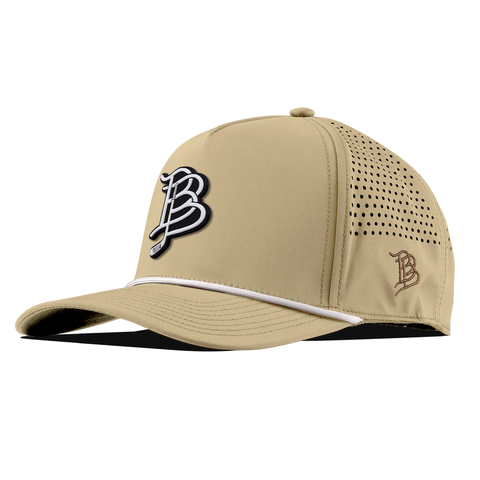 BB Hockey Cutout PVC Curved 5 Panel Performance Desert/White