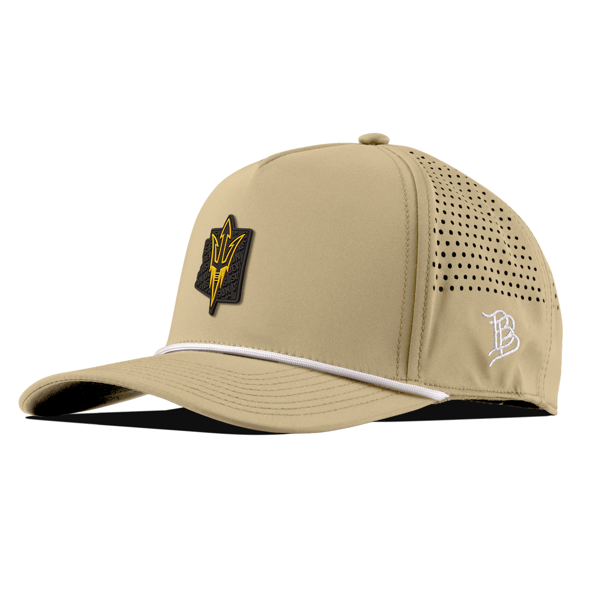 Arizona State University "ASU Pitchfork" Curved 5 Panel Rope Desert