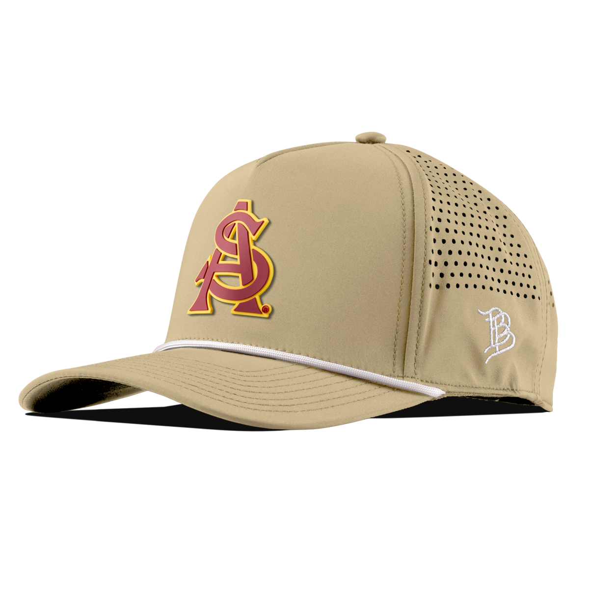 Arizona State University "ASU Baseball Maroon and Gold" Curved 5 Panel Rope Desert