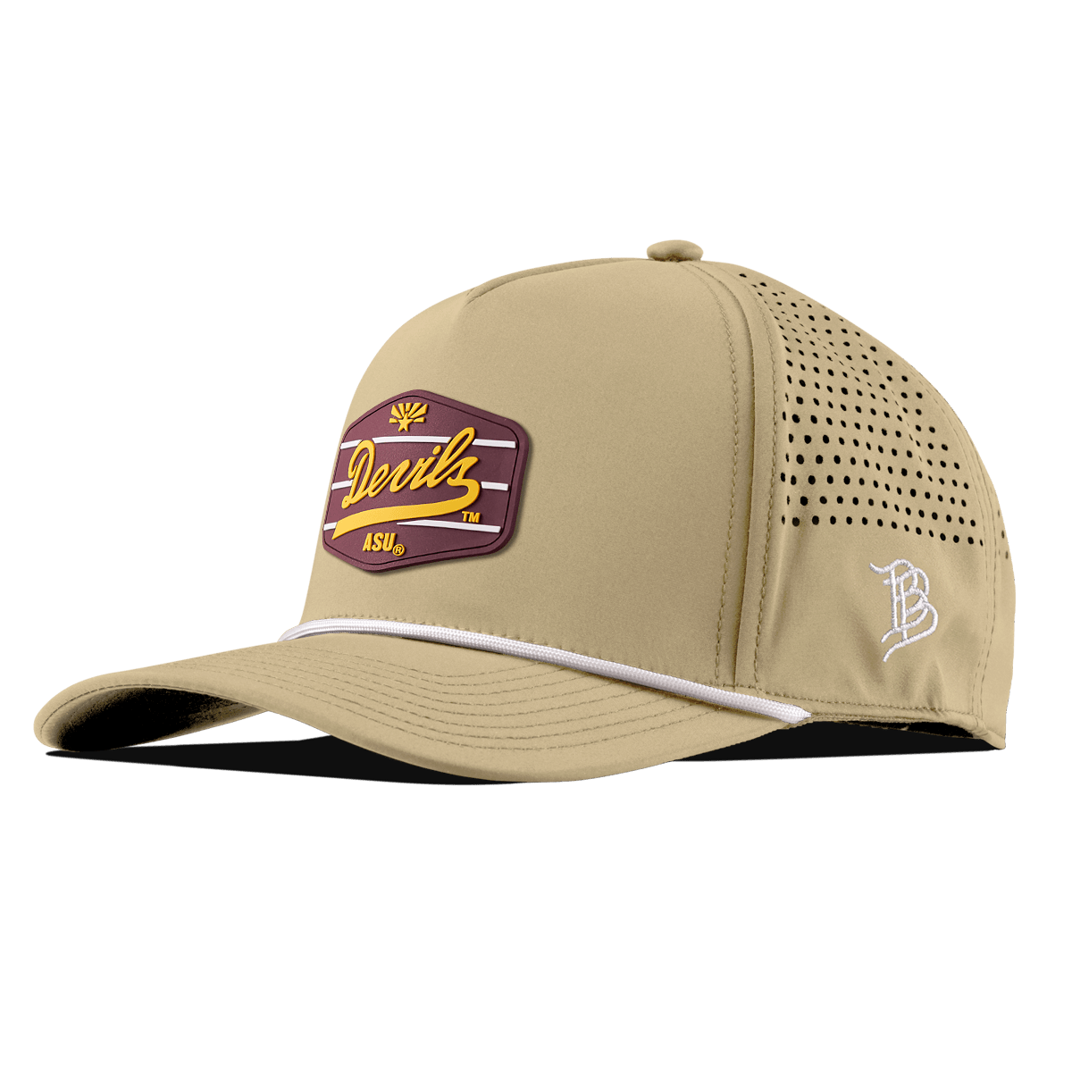 Arizona State University "ASU Devils Maroon" Curved 5 Panel Rope Desert