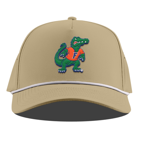 University of Florida "Albert The Gator" Curved 5 Panel Rope Desert