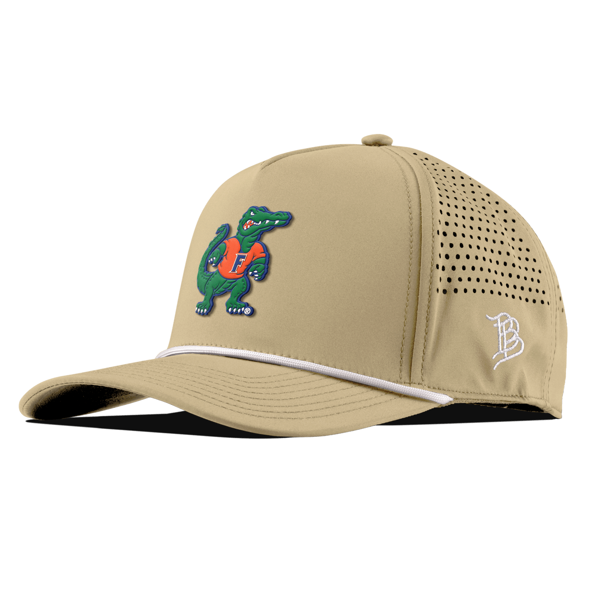 University of Florida "Albert The Gator" Curved 5 Panel Rope Desert