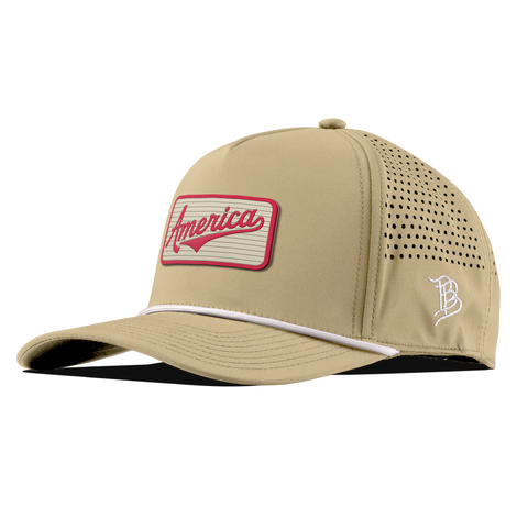America Badge Curved 5 Panel Rope