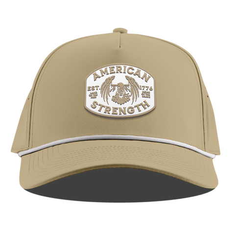 American Strength Curved 5 Panel Rope Desert