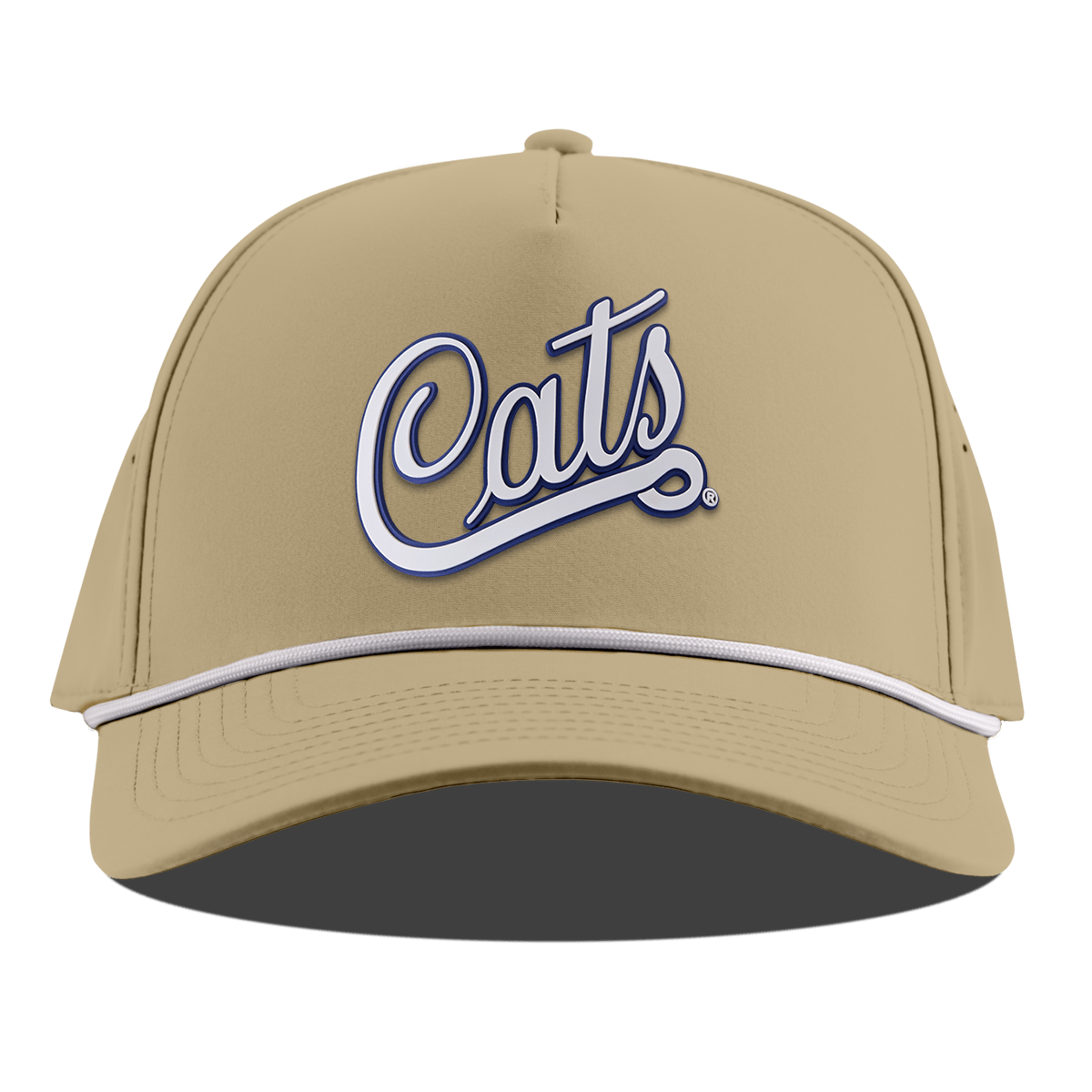University of Arizona "Arizona Cats Script" Curved 5 Panel Rope Desert