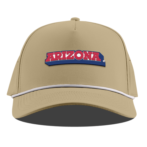 University of Arizona "Arizona Collegiate" Curved 5 Panel Rope Desert