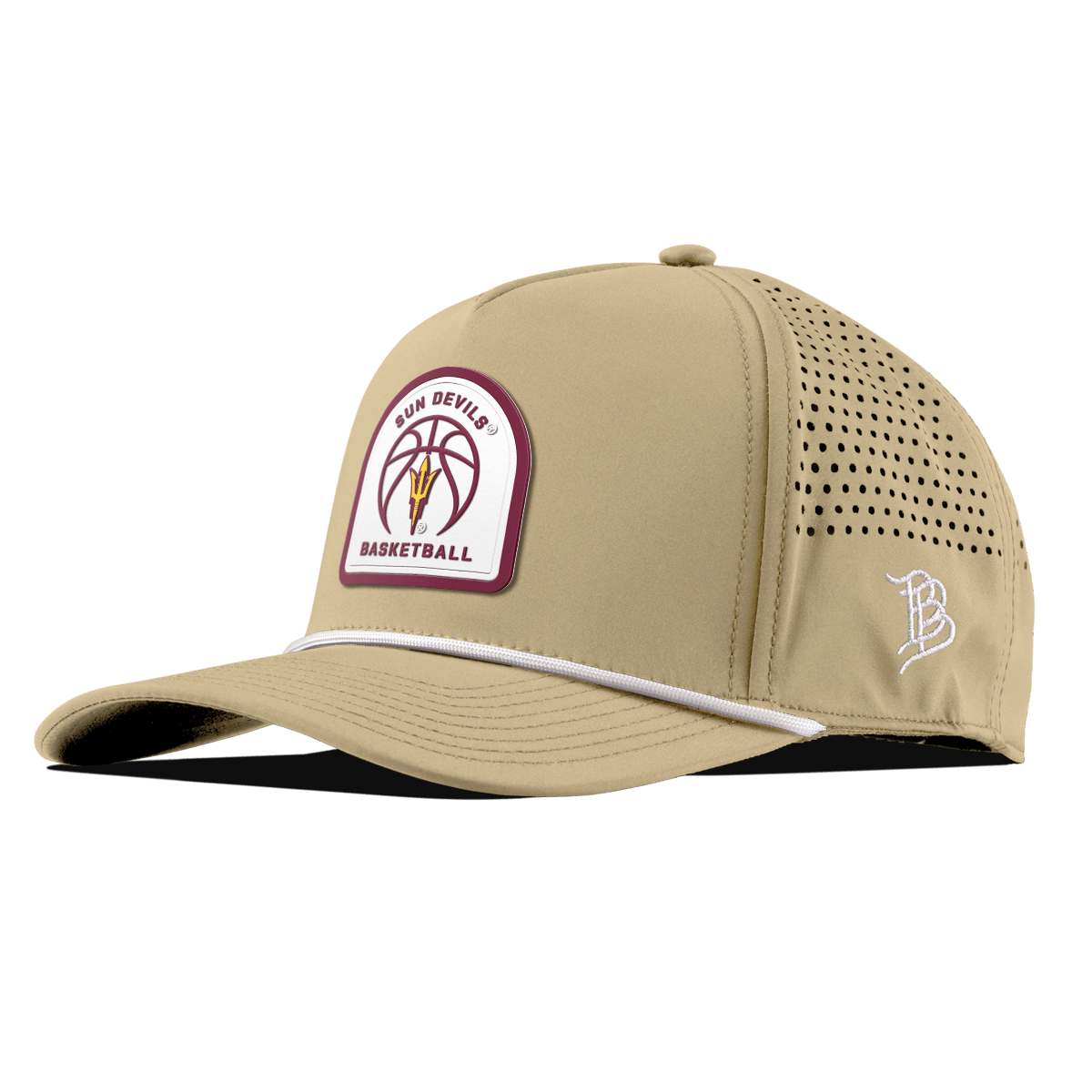 Arizona State University "Arizona State Basketball" Curved 5 Panel Rope Desert