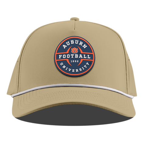 Auburn University "Auburn Football" Legacy Curved 5 Panel Rope Desert