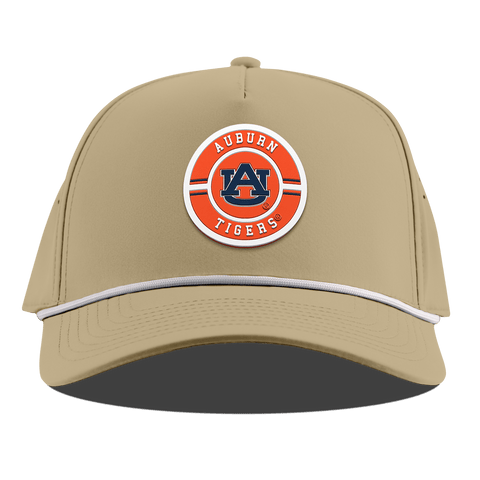 Auburn University "Auburn Seal" Curved 5 Panel Rope Desert