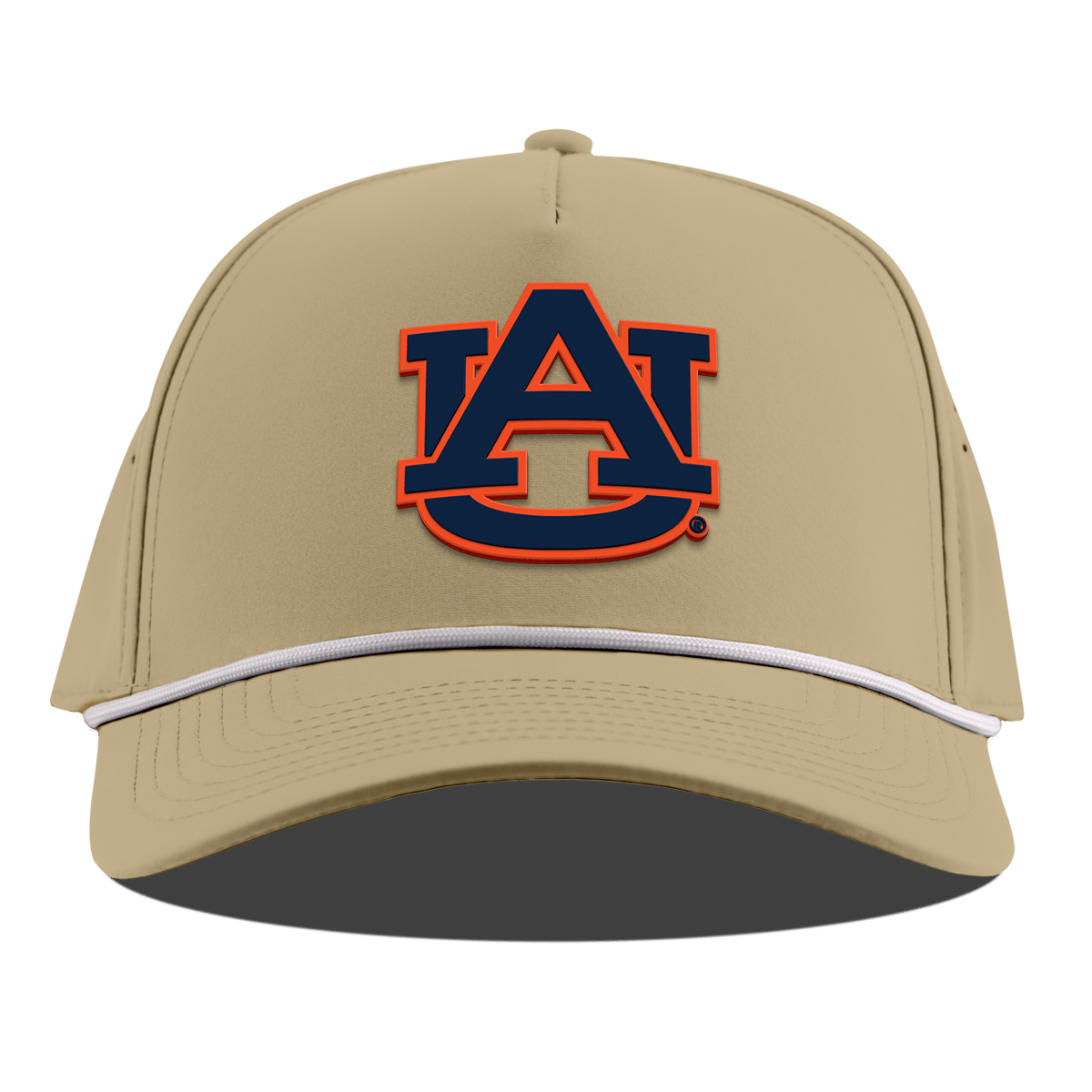 Auburn University "Auburn Team Logo" Curved 5 Panel Rope Desert