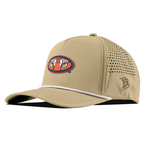 Auburn University "Auburn Tiger Eyes" Curved 5 Panel Rope Desert