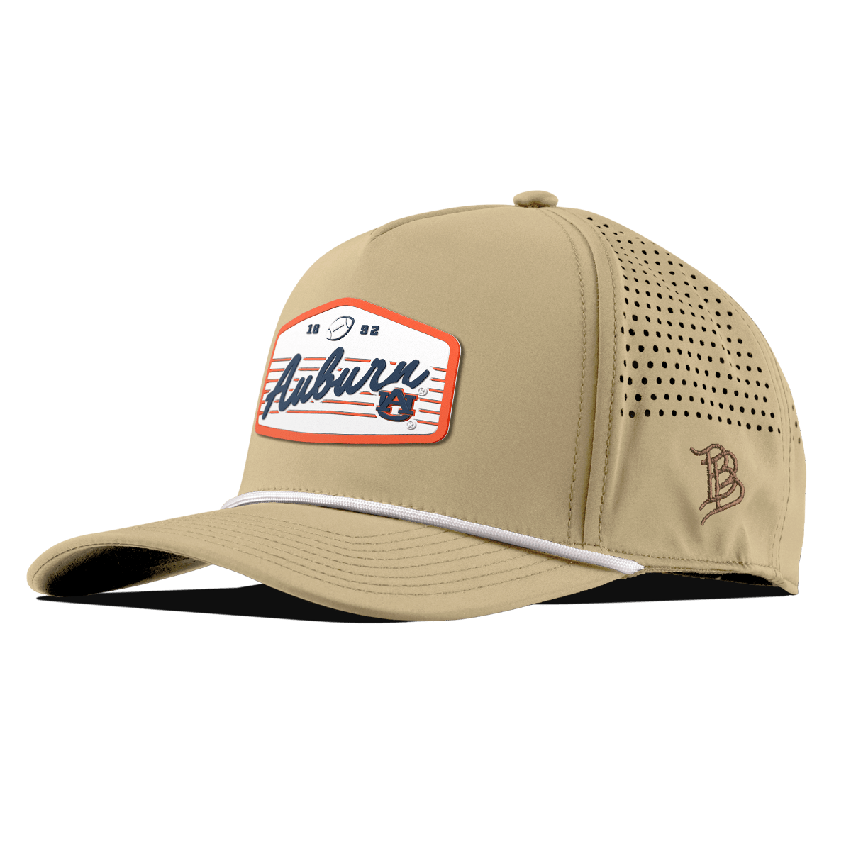 Auburn University "Auburn Tigers Football" Legacy Curved 5 Panel Rope Desert
