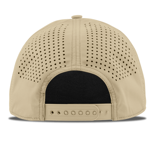 New Jersey Patriot Series Curved 5 Panel Rope Back Desert/White