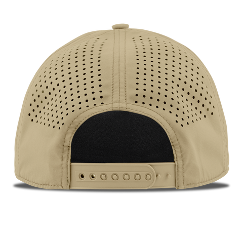 Colorado State University "Colorado State Block" Curved 5 Panel Rope Back Desert/White