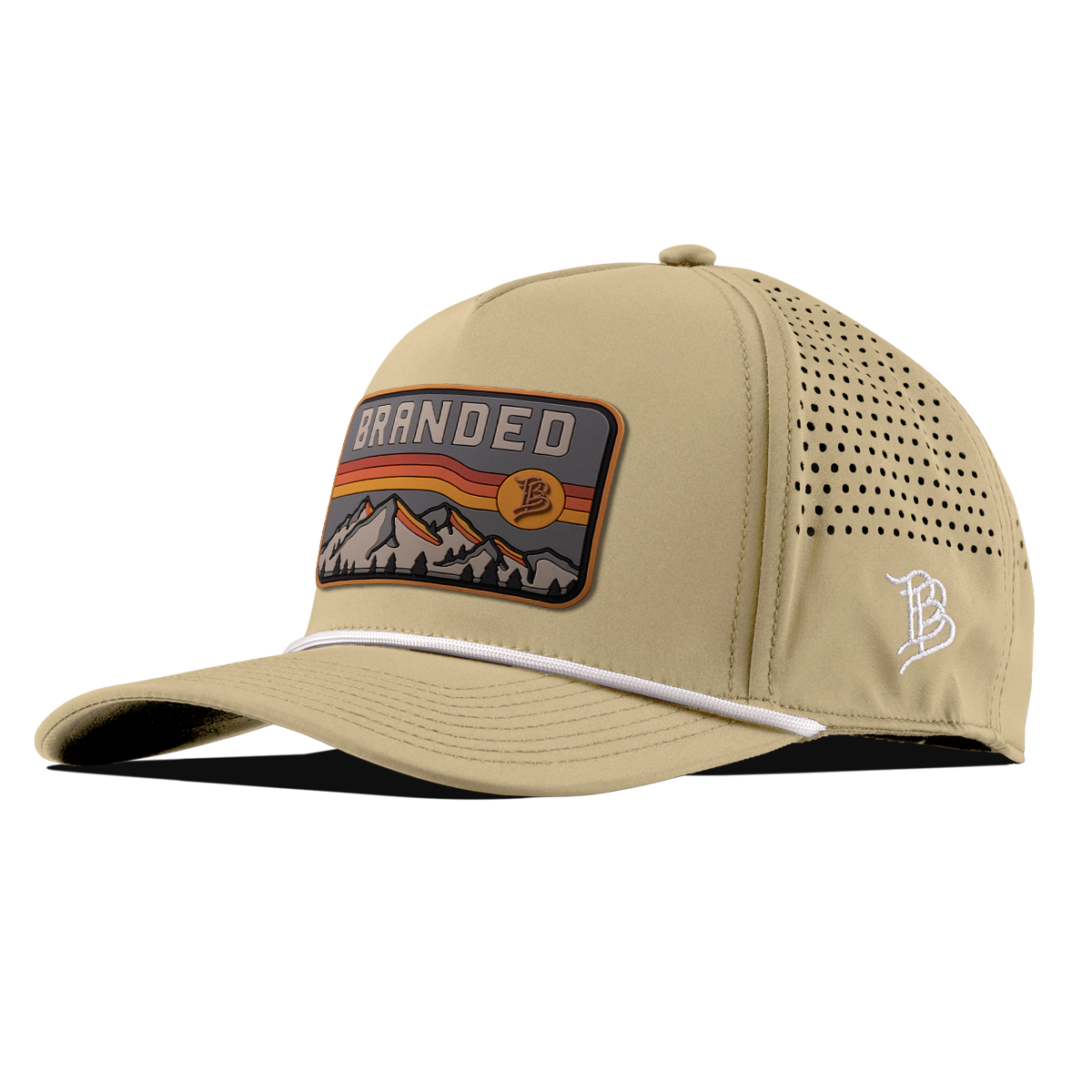 Branded Horizon Curved 5 Panel Rope Desert