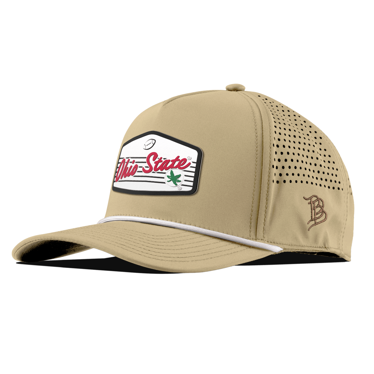 Ohio State University "Buckeyes Football'" Curved 5 Panel Rope Desert