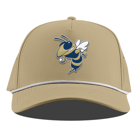 Georgia Tech University "Buzz Buzz" Curved 5 Panel Rope Desert