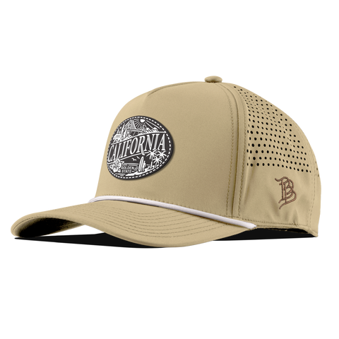 California Traveler Curved 5 Panel Rope Desert