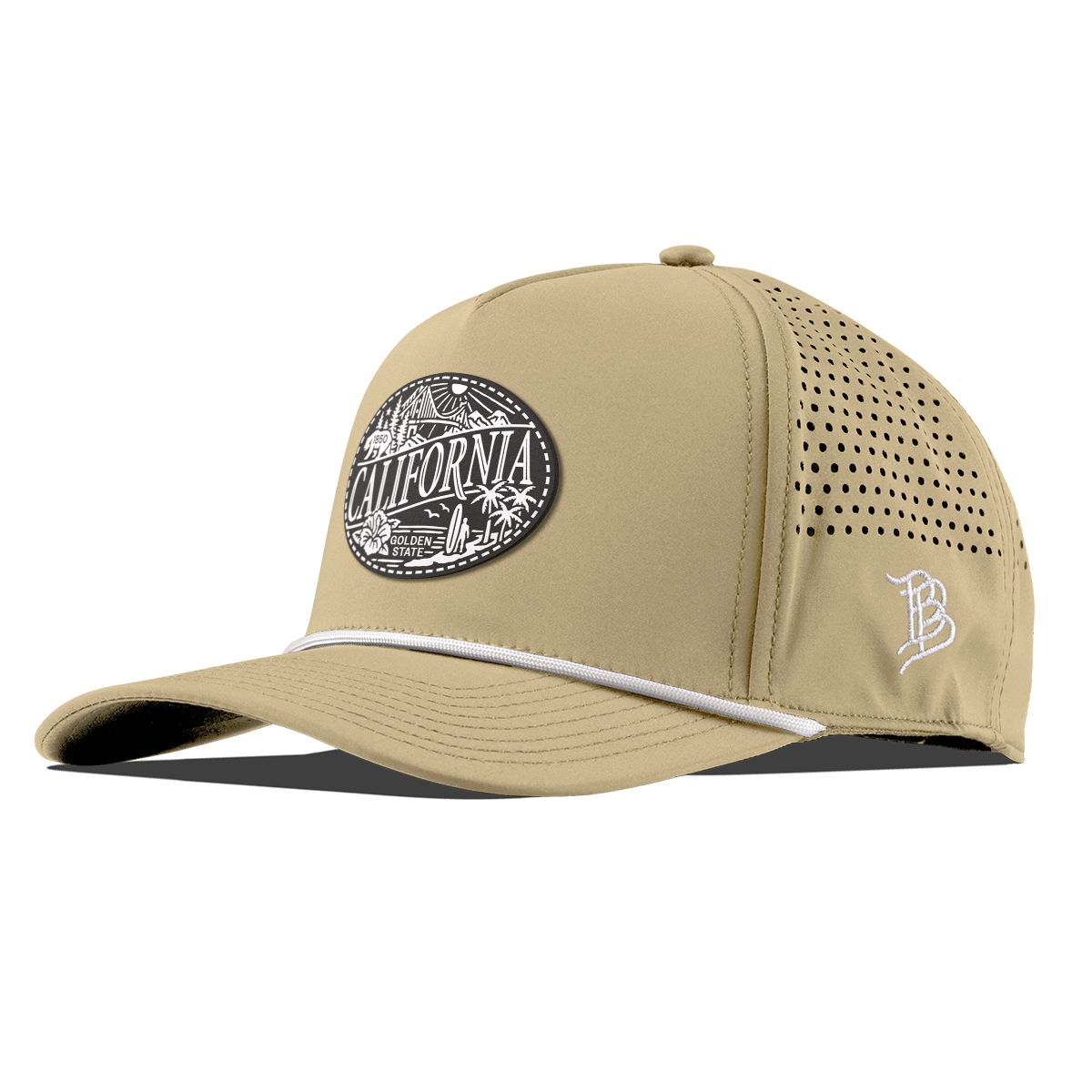 California Traveler Curved 5 Panel Rope Desert