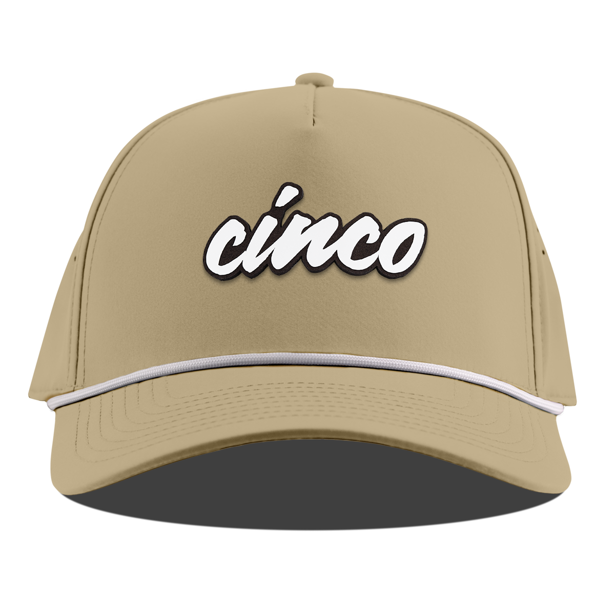 Cinco Script Curved 5 Panel Rope Desert