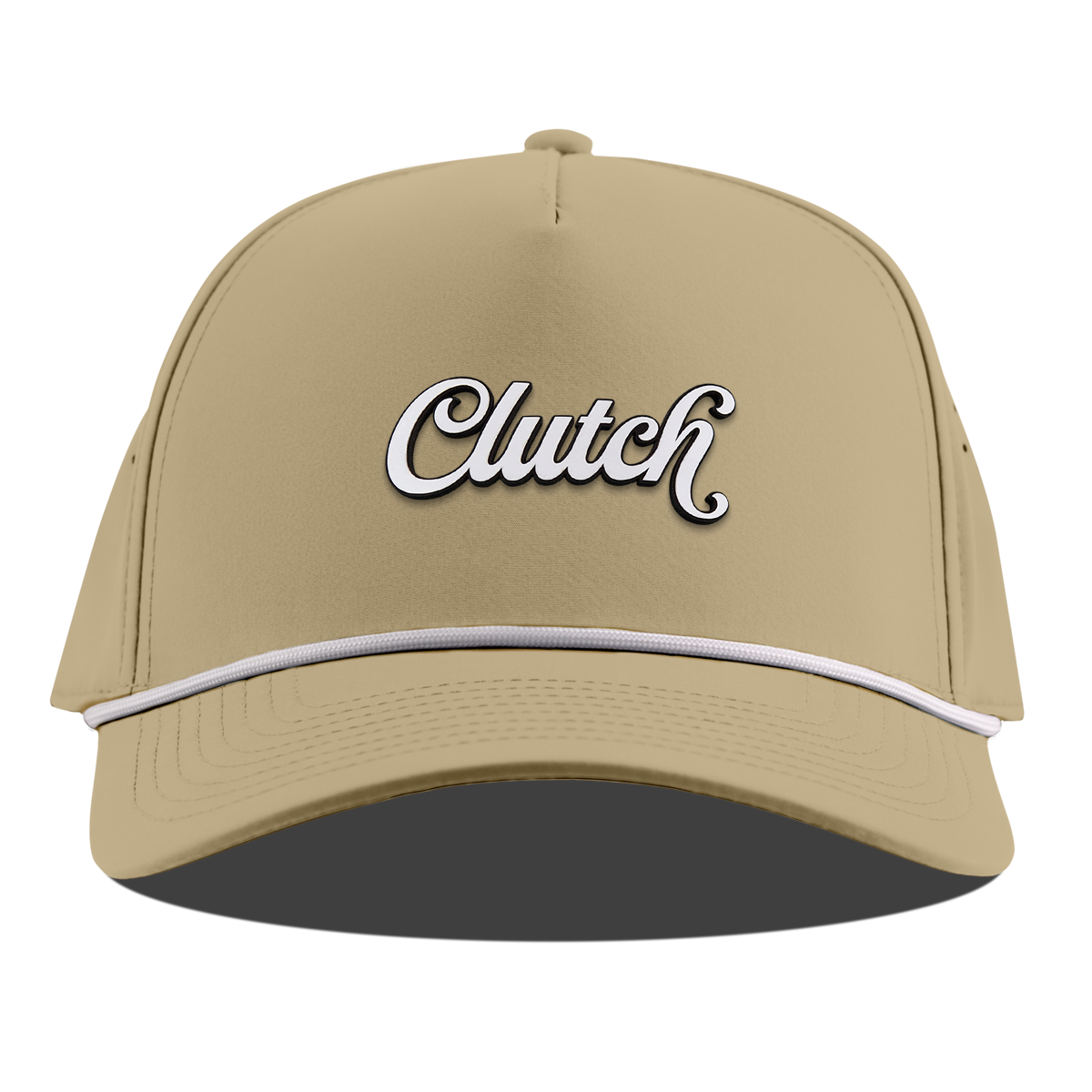 Clutch Script Curved 5 Panel Rope Desert